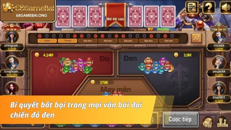 Bí kíp chiến trắng khi tham gia đại chiến đỏ đen